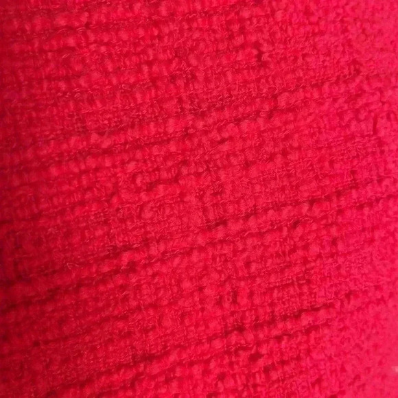 Chico’s size 3 women’s stunning, red long, tweed blazer. - Picture 6 of 6